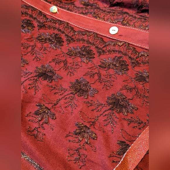 Anthropologie TINY Pima Embroidered Tunic Shirt Dress Size S - Picture 4 of 7